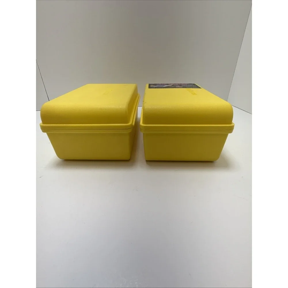 Vintage‎ Clik Cooler Outer Circle Products 1993 Set Yellow NEW Drink Holder